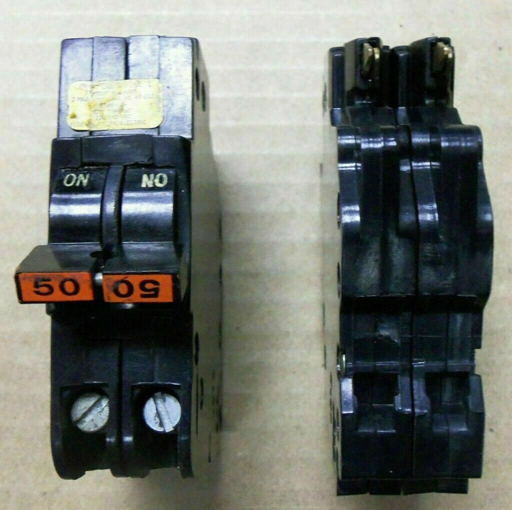 Federal Pacific Challenger NC NC250 2 Pole 50 Amp 240 V Stab-Lok Circuit Breaker