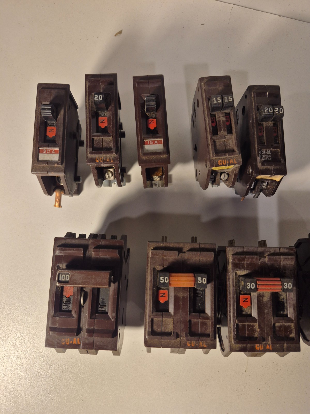 Wadsworth Circuit Breaker Single & Double Pole 15A 20A 30A 50A 100A Tested