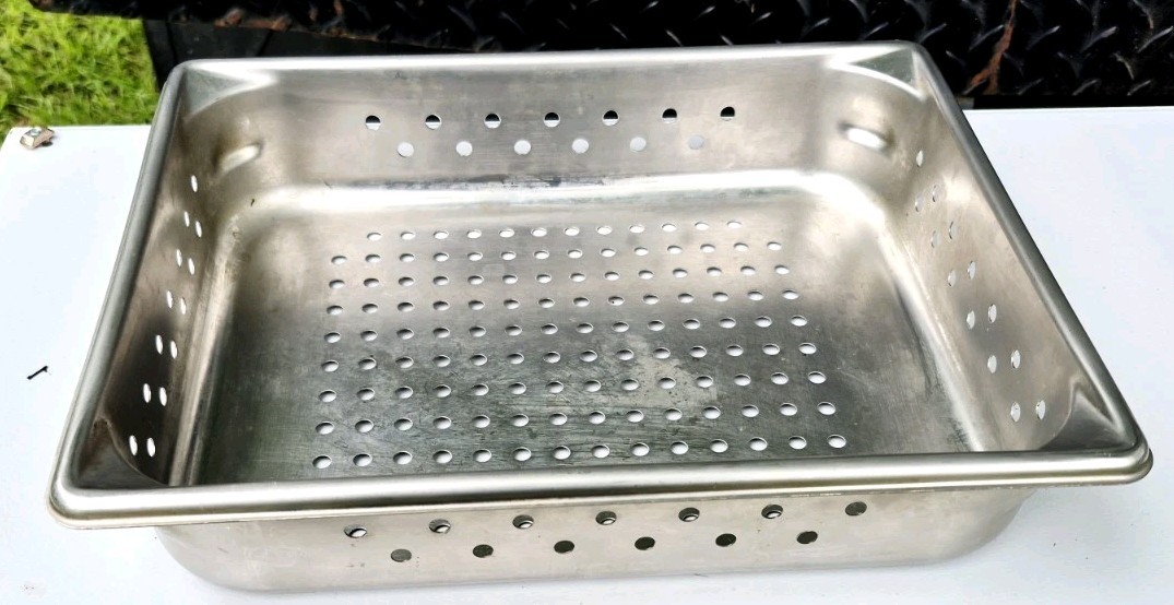 Vollrath 30223 Super Pan V Half Size x 2.5 D Steam Table Perforated Food Pan