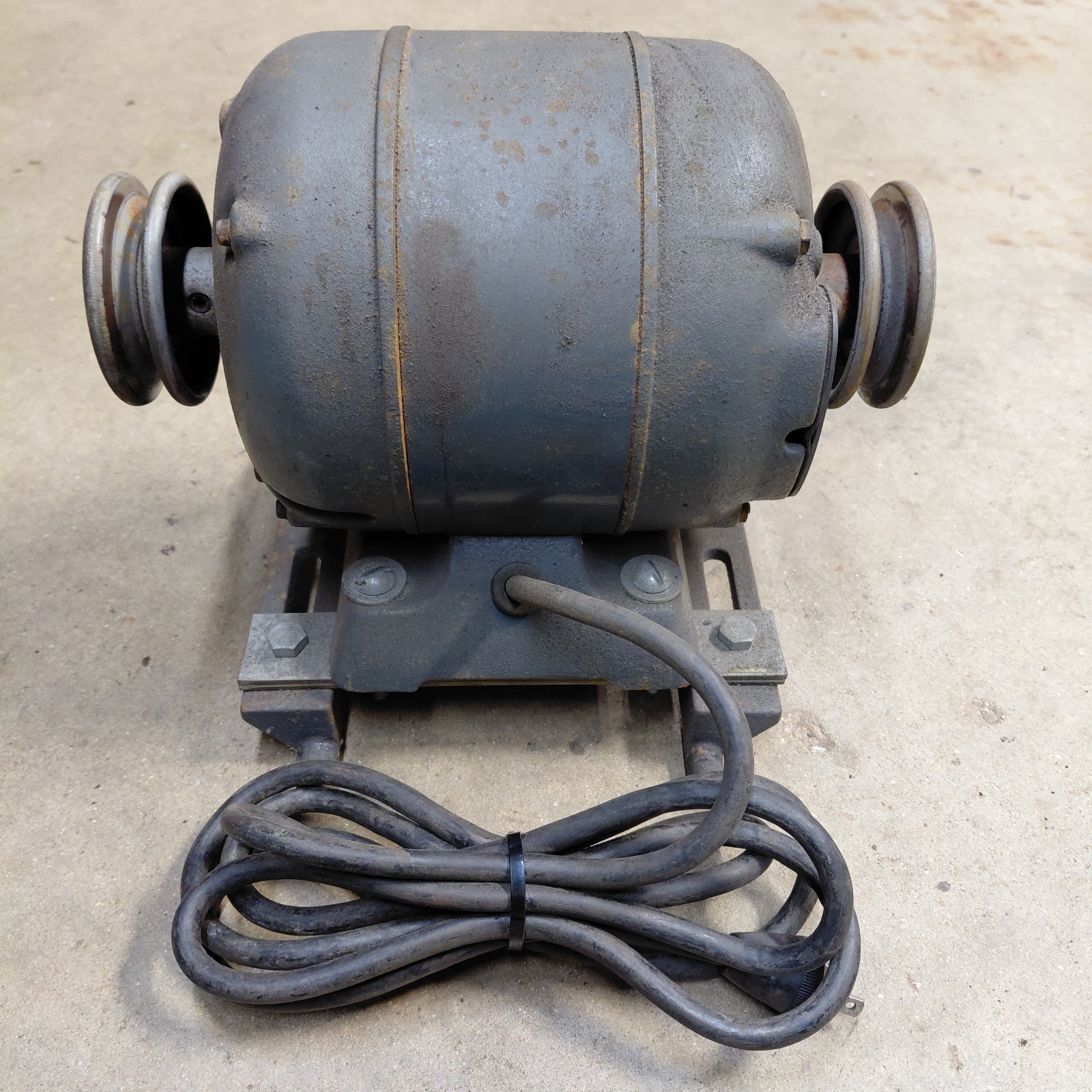 See Video Vintage Sears DUNLAP 1/3 HP Split Phase 115V 1750 RPM Motor 1/2” Shaft