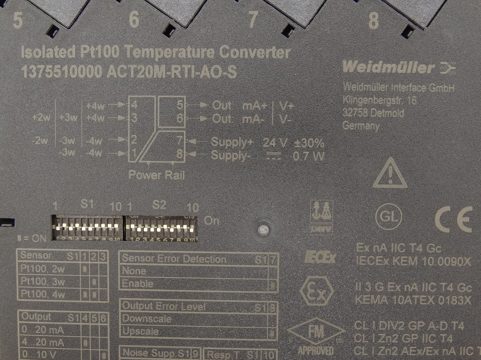 WEIDMULLER 1375510000 SIGNAL CONDITIONER NEW (1229181460 – )