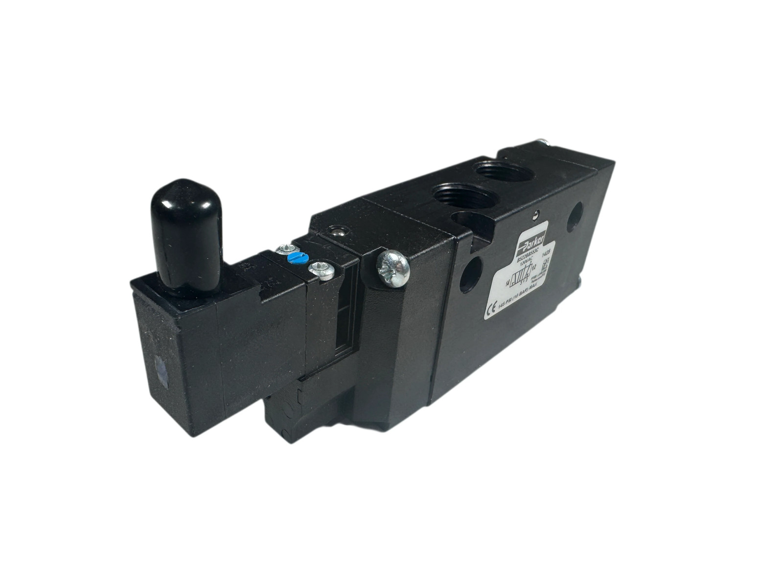 Parker B522BB553C 120VAC 125 PSI 4-Way 2-Position Double Stacking Solenoid Valve
