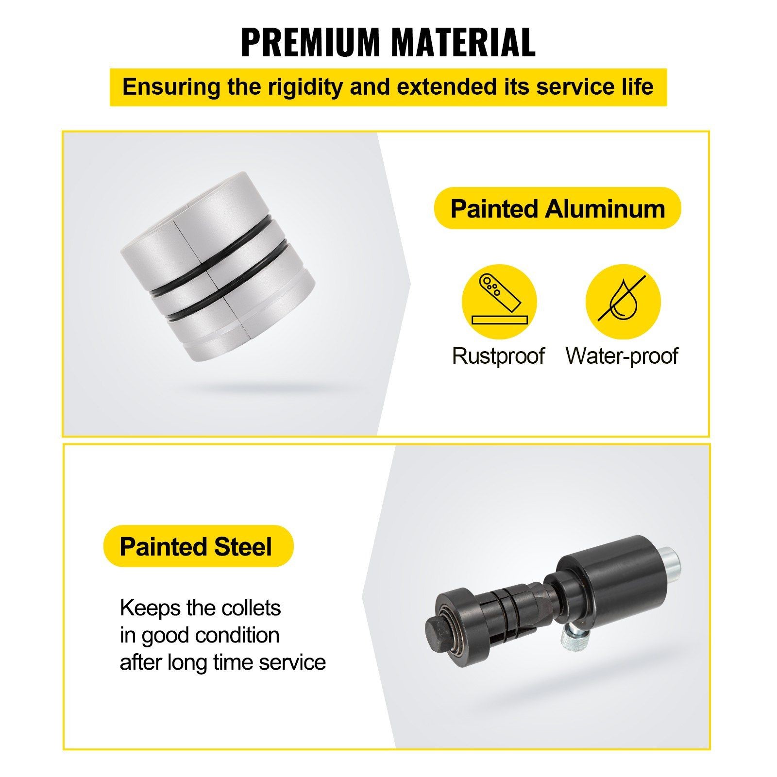 10T Powerful Hydraulic Pipe Expander 1-5/8″ to 4-1/4″ Long Service Life