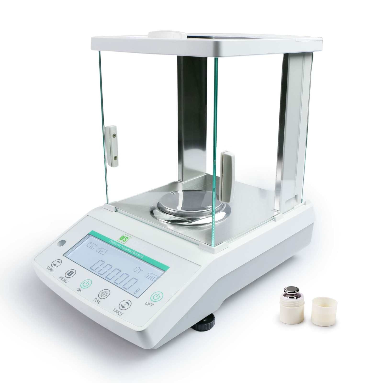 U.S. Solid Analytical Balance 320 x 0.0001 g 0.1mg Scale For Powder And Liquid