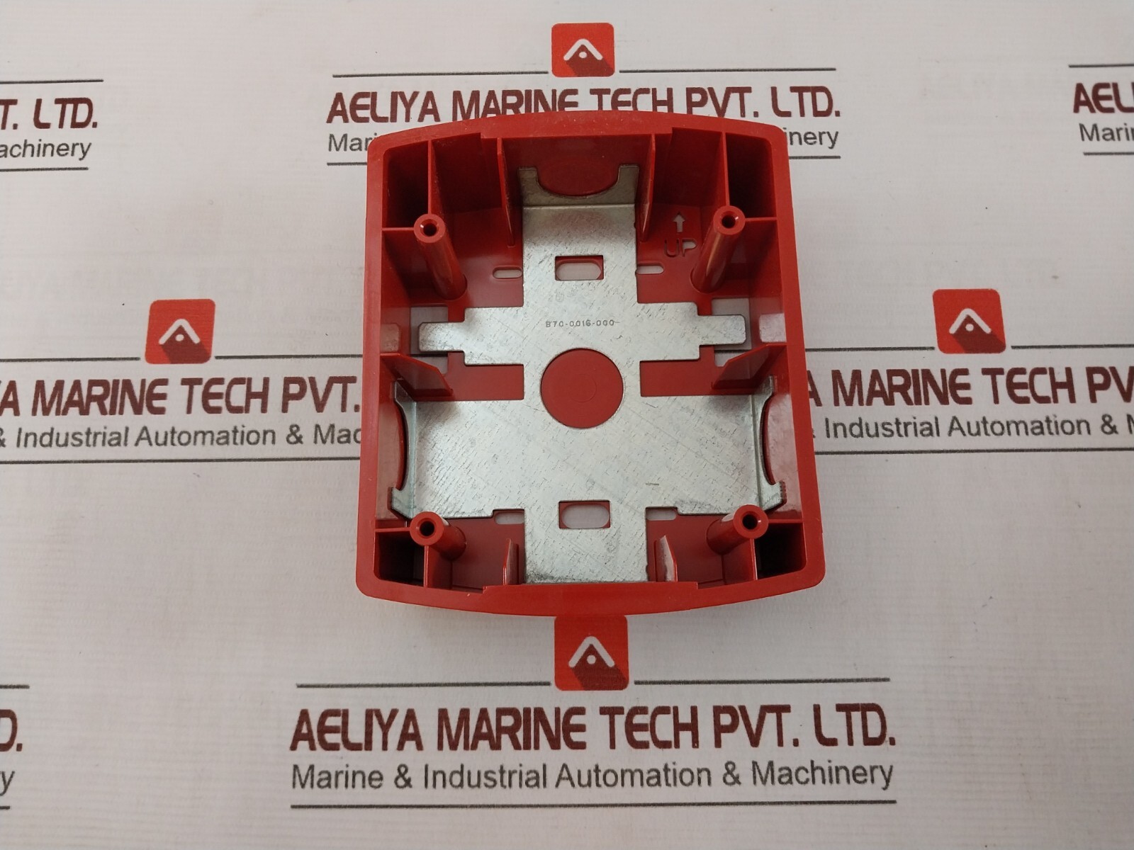 System Sensor SBBR Wall-Mount Surface-Mount Back Box, Red