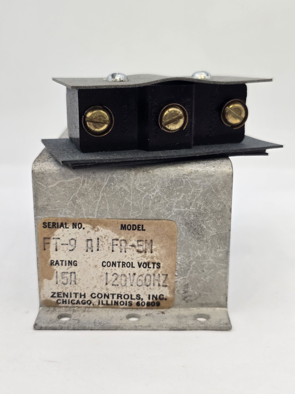 Zenith FR-5M Timing Control Module 15A 120V Range 0-5MIN