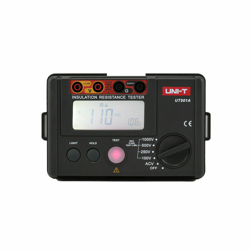 UNI-T UT501A 1000V Insulation Resistance Meter Ground Tester Megohmmeter Volt✦Kd