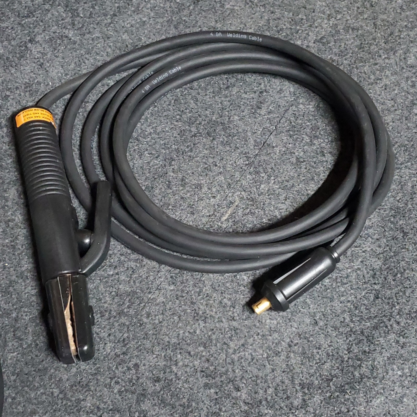 Electrode Holder & Cable with Copper Electrode for Stick Welding