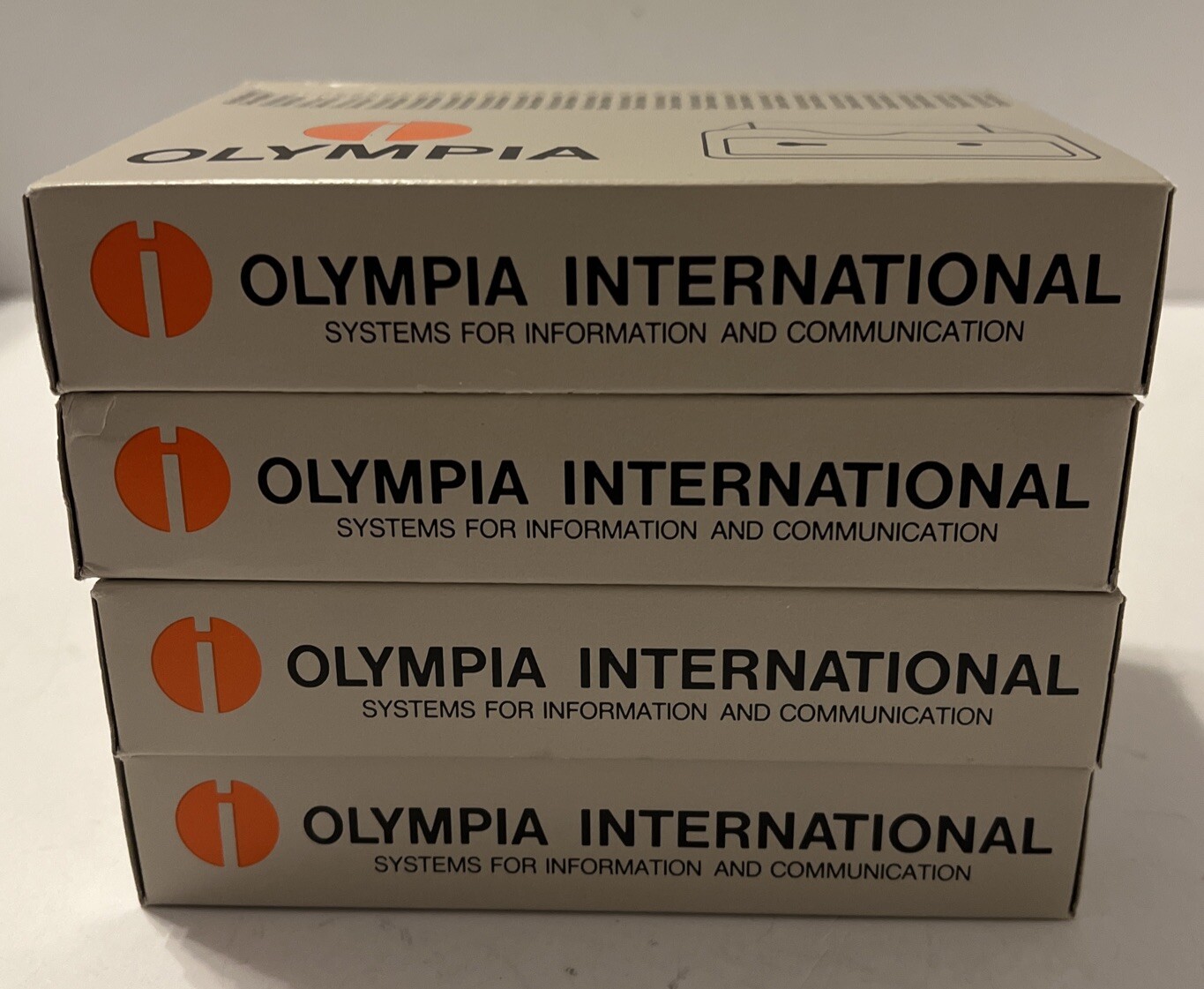 Olympia ES 100-Line 13mm Ribbon Lot of 4 International