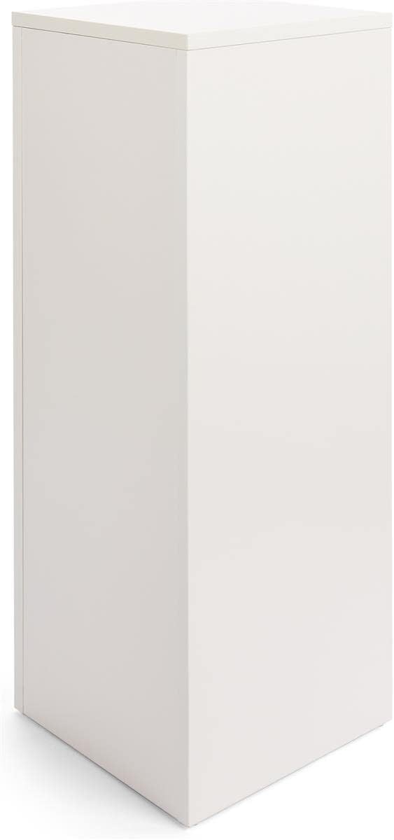 Black Display Pedestal Stand 36″ Tall Portable Gallery & Art Pedestal Retail
