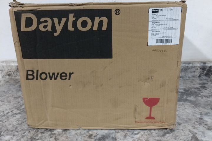 Dayton 1TDT9 8-1/4 In Wheel Dia 1/6 HP 1075 RPM 115/230VAC OEM Blower