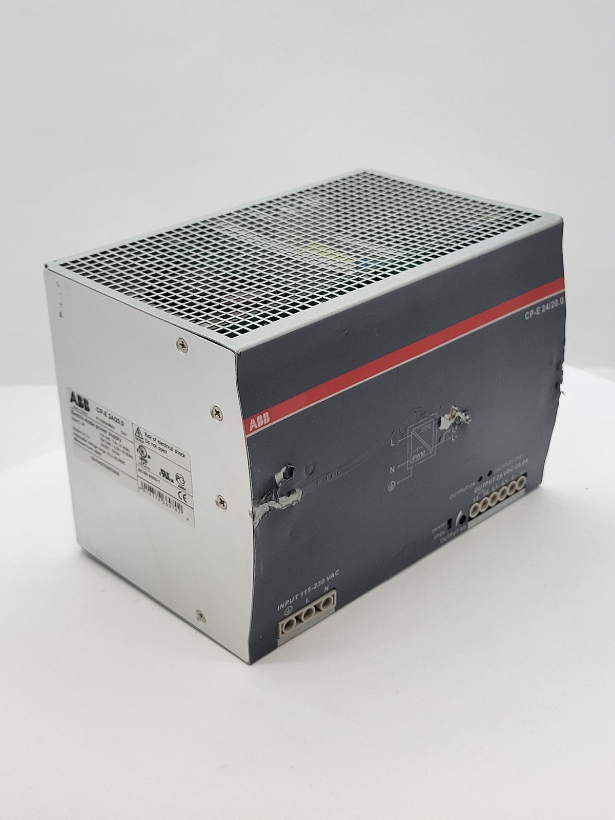 ABB CP-E 24/20.0 Switching Power Supply 115/230V Input 24V 20.0A Output