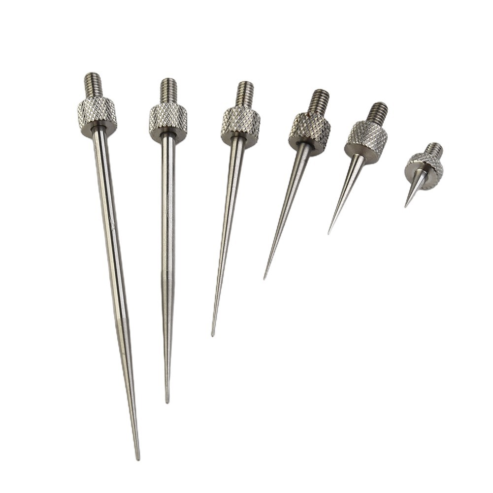 6pcs Digital Indicator/Dial Test Stem Rod Contact Points Tips Gauge Measure Tool
