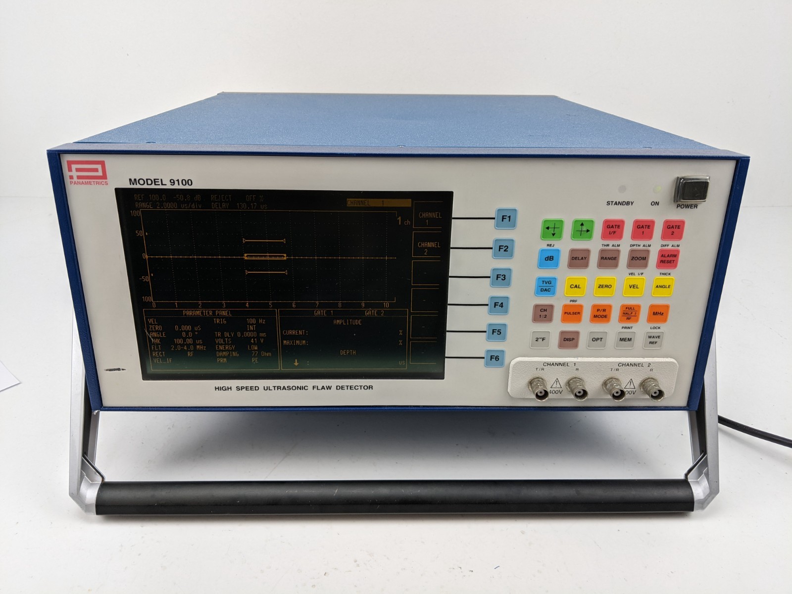 PANAMETRICS 9100 HIGH SPEED ULTRASONIC FLAW DETECTOR