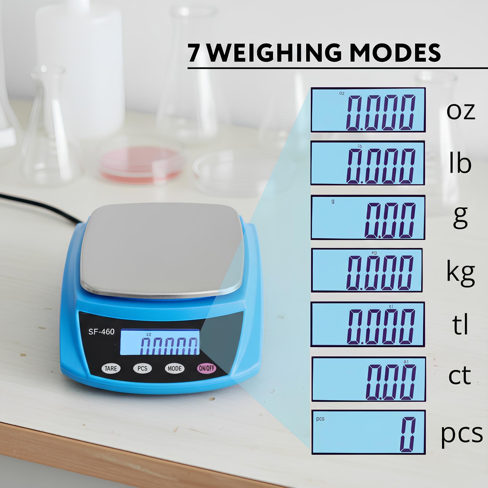 Science Digital Lab Scale Analytical Balance for Laboratory 0.01g Accuracy El…