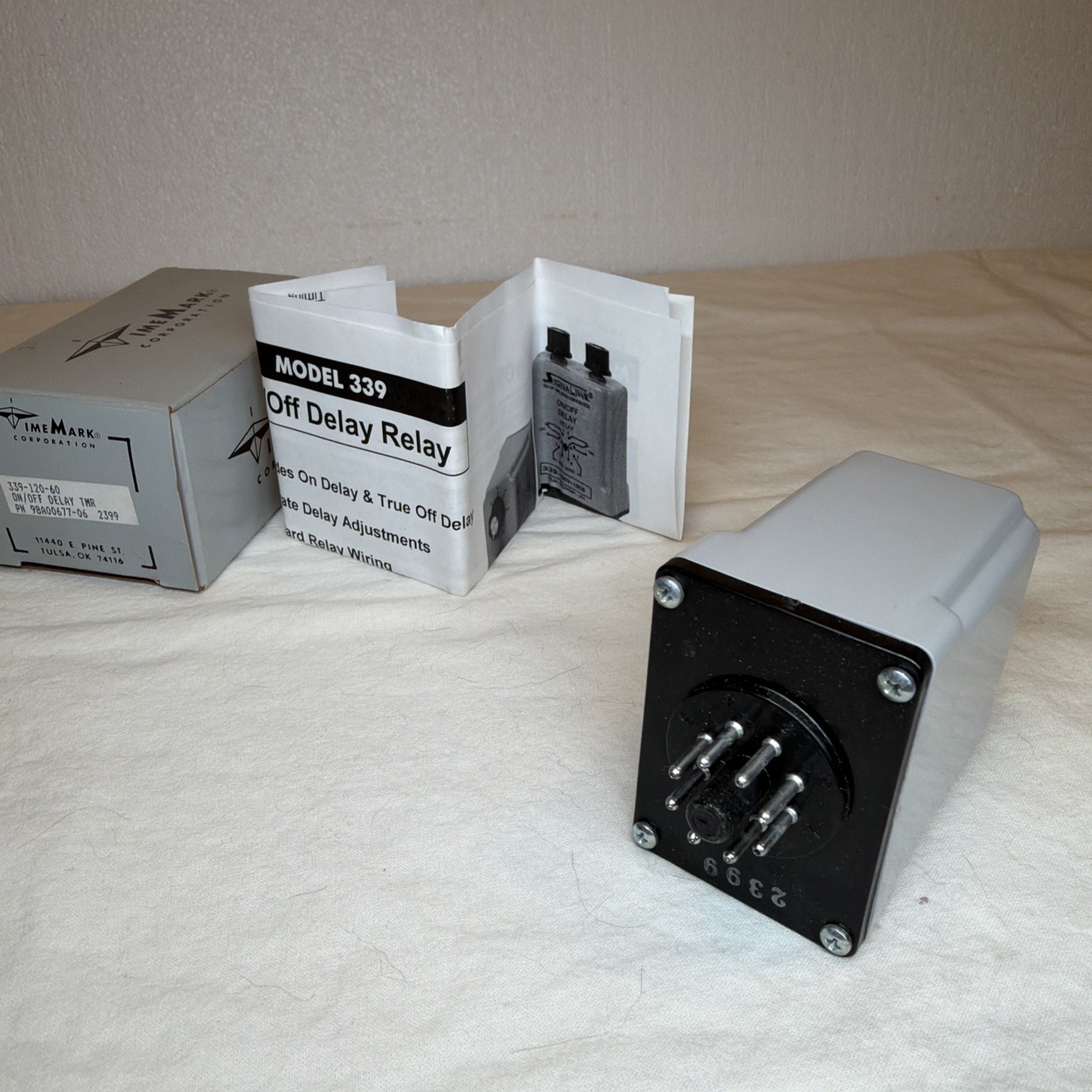 NEW Time Mark Signaline Operate Delay Relay 339-120V-60SEC 120V FREE SHIPPING