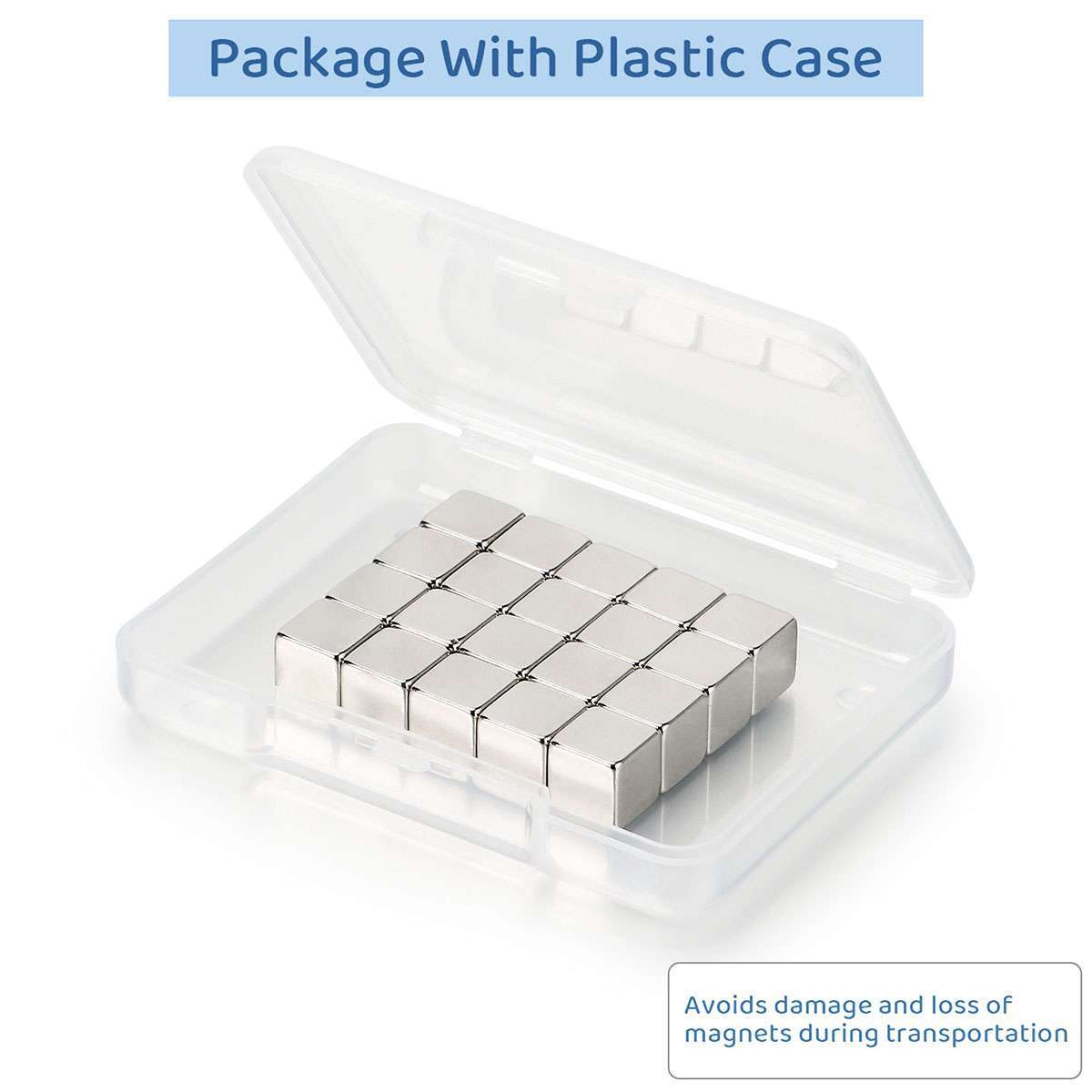 20-100Pcs LOT Neodymium Block Square Magnet 8x8x8mm N45 Super Strong Rare Earth