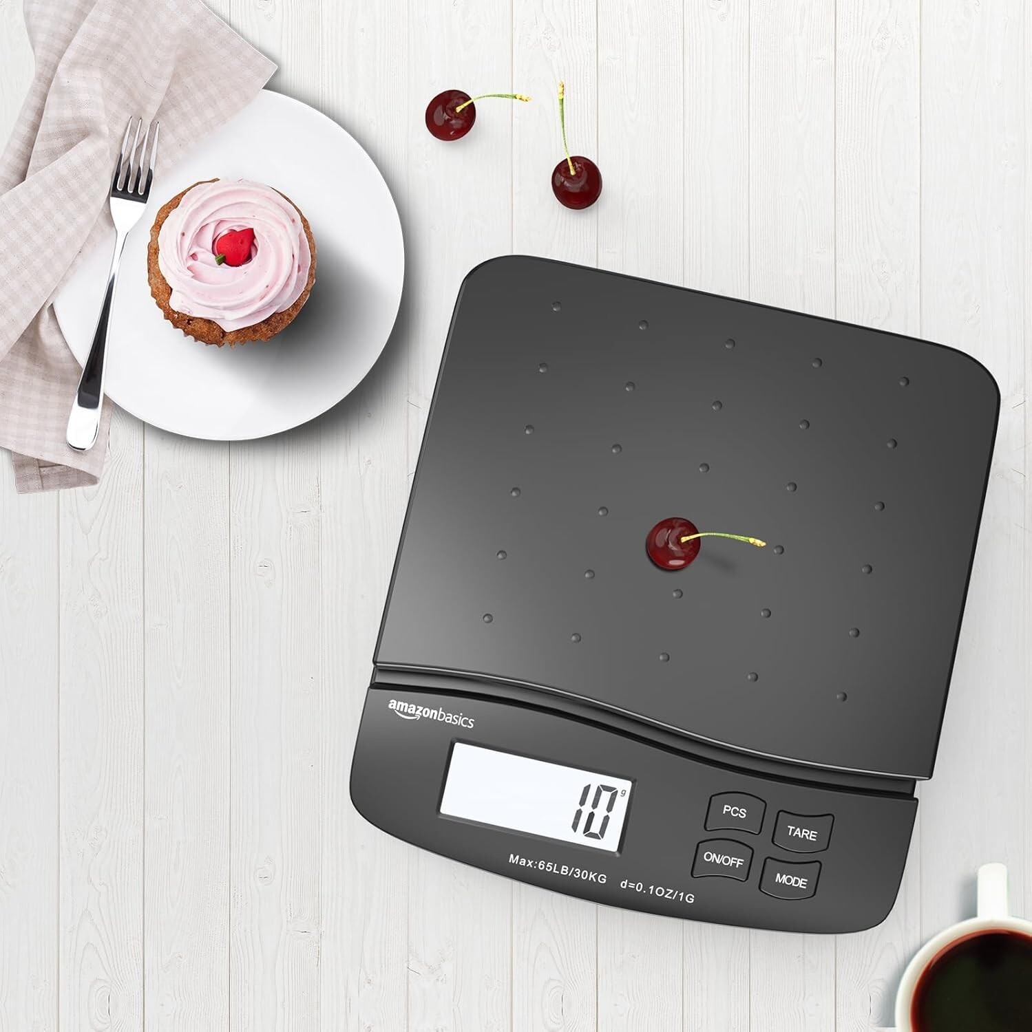 Extra Large LCD Digital Table Top Scale – 65 lb Max, Perfect for Shipping Needs