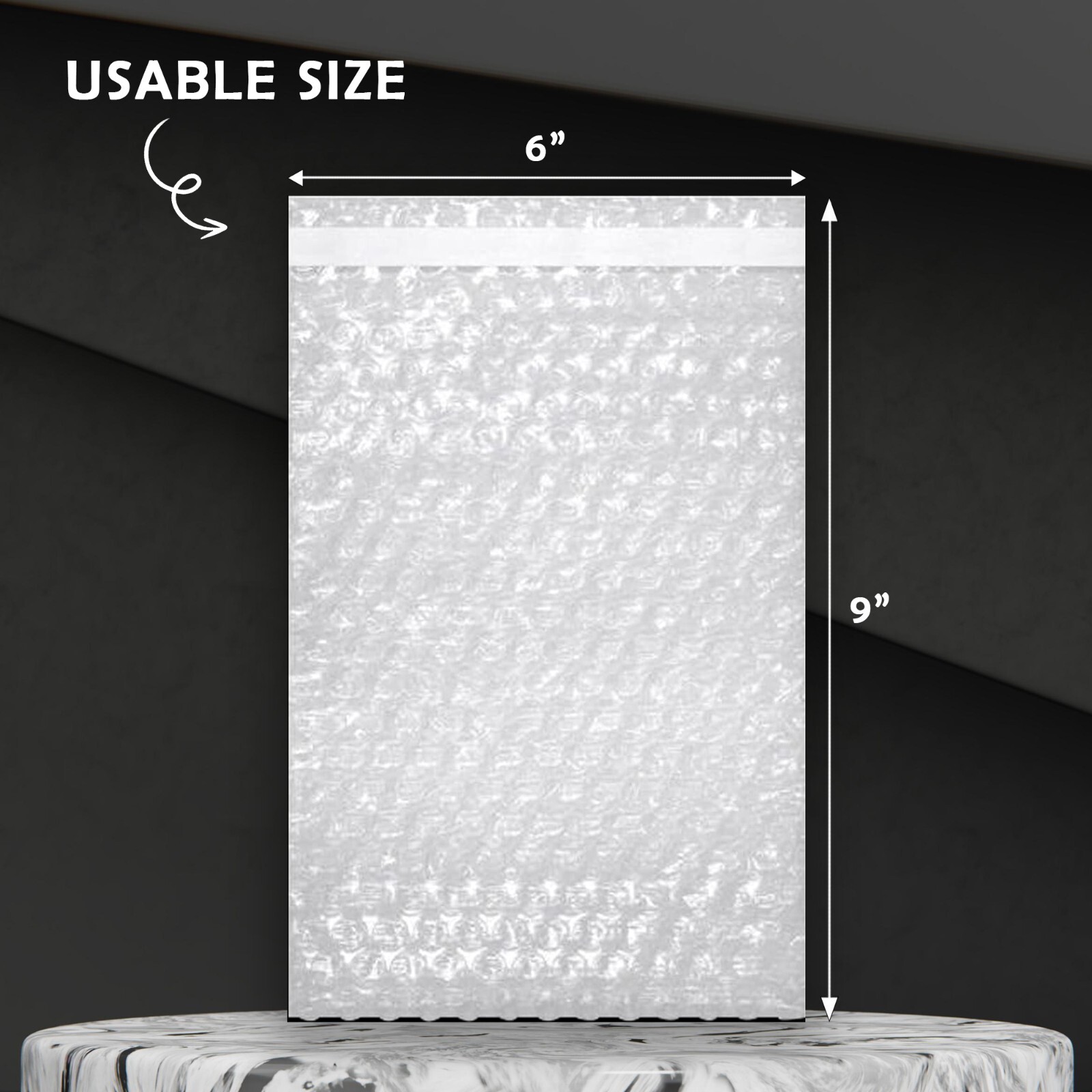 Yens 250 Pack 6″x 9″ Clear Bubble Pouch Bags, Bubble Cushioned Pouches