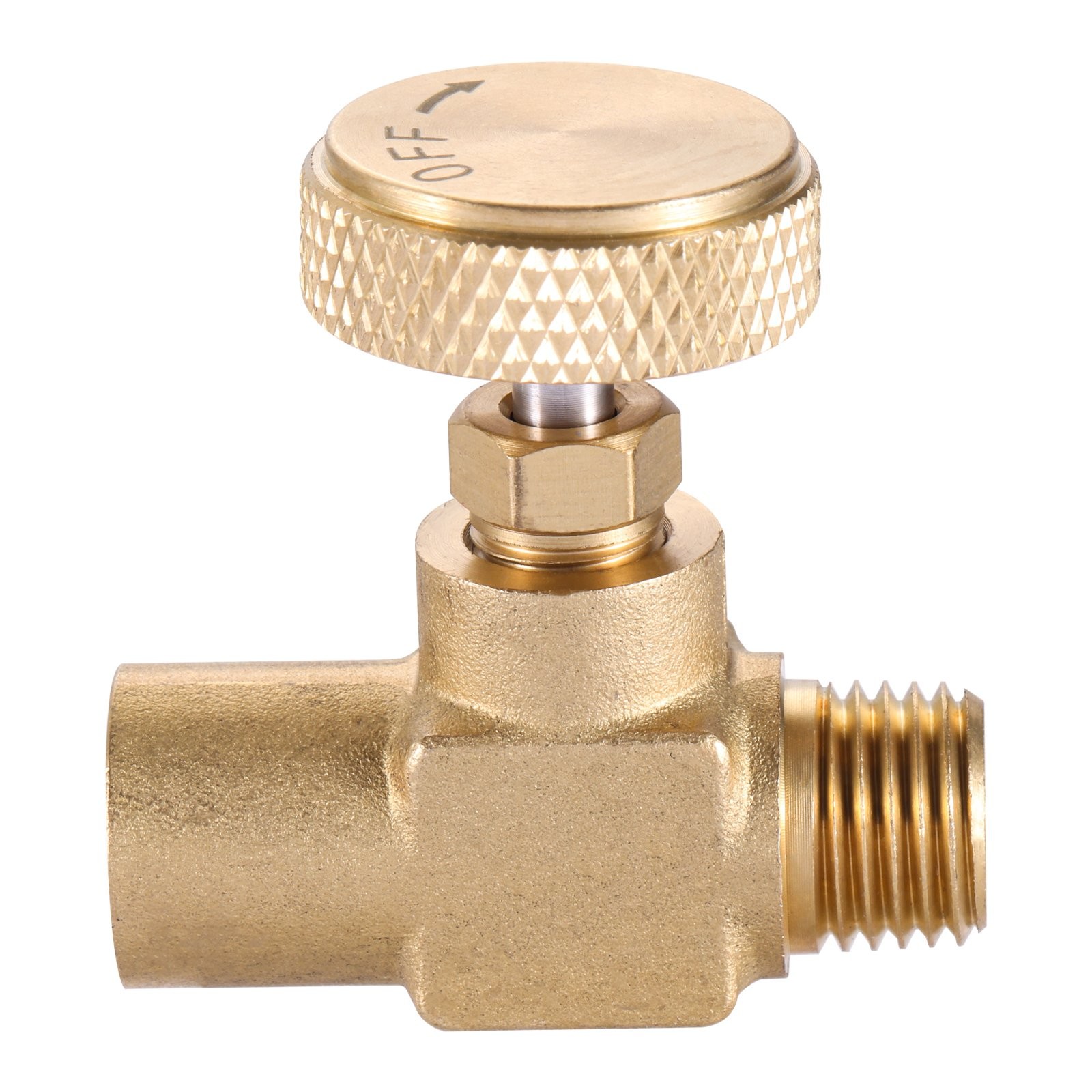 1/4″Female NPT 1/4″ Male NPT Needle Valve for High Pressure Propane Gas Butane