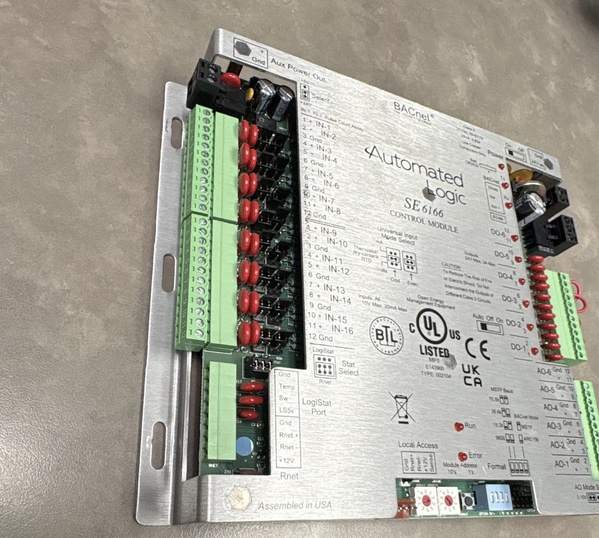 Automated Logic SE6166 BACnet Control Module 24VAC Corded Electric