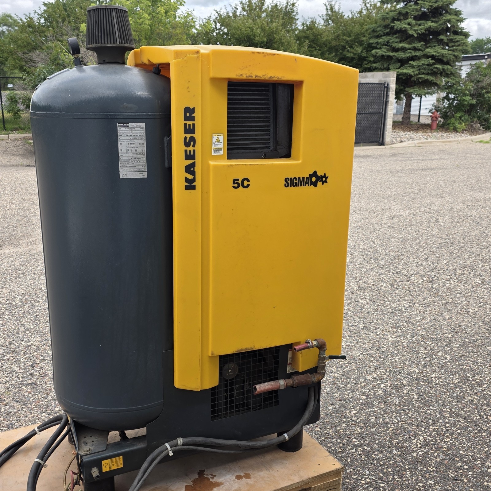 Kaeser Airtower 5C 5HP Rotary Screw Air Compressor 21 CFM 125 PSI 460V