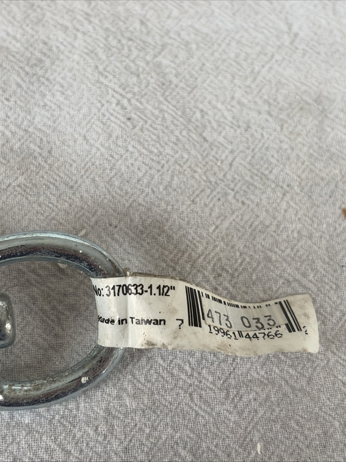 Two Swivel Pulleys for Use with Rope. See Photos for Size Specifics Provided.