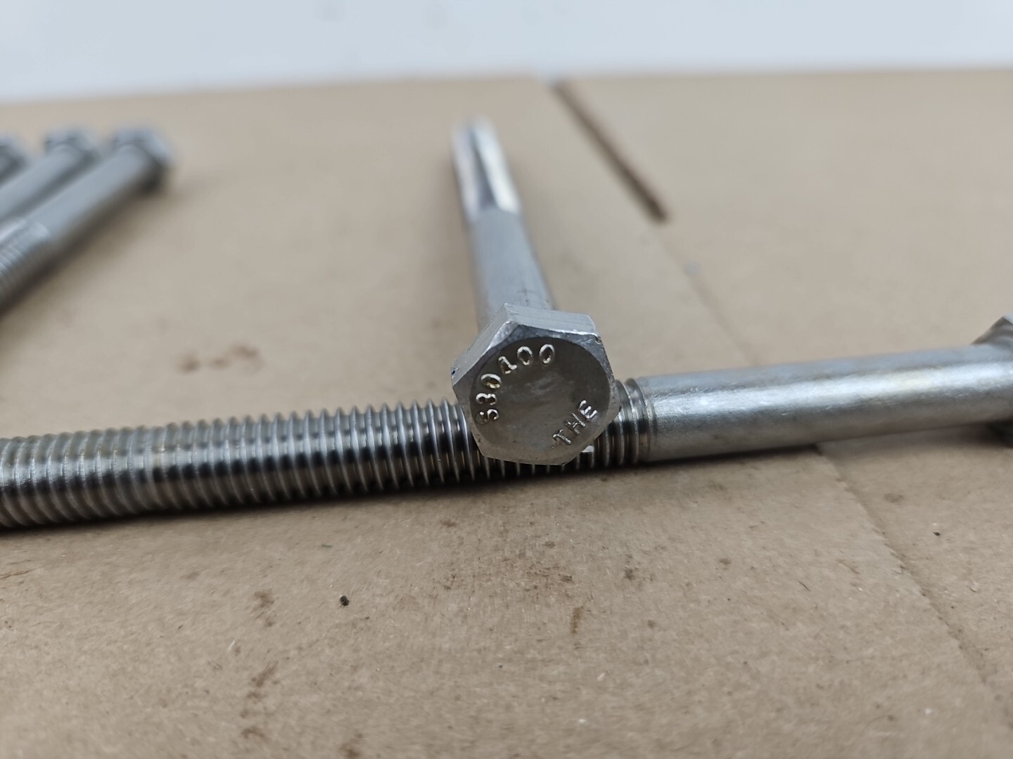 10 PC LOT 3/8-16 X 5″ 18-8 Stainless Steel Hex Head Bolts SS
