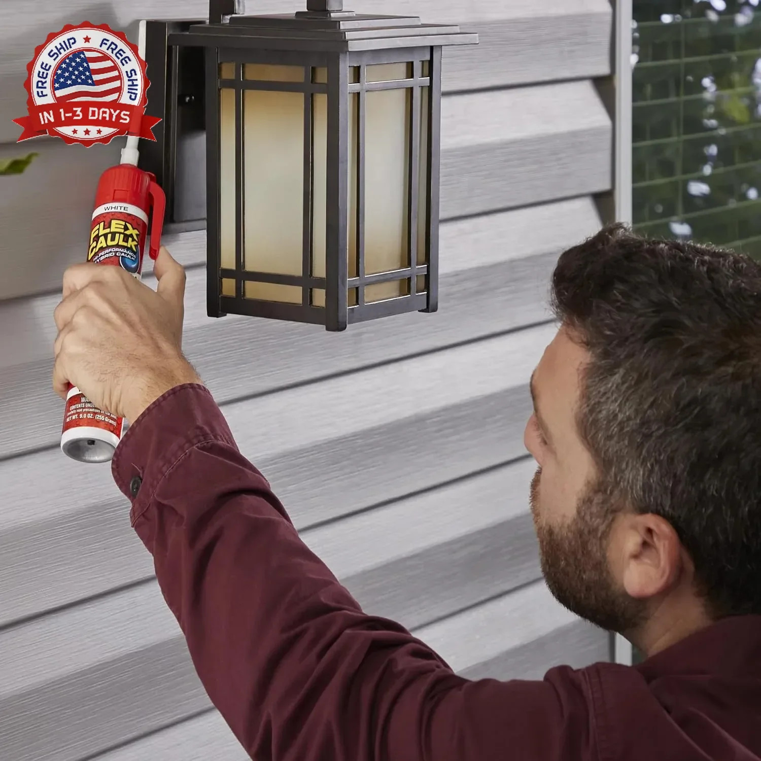 Flex Caulk, Waterproof & Weatherproof Hybrid Polymer Sealant, Strong, Paintable,