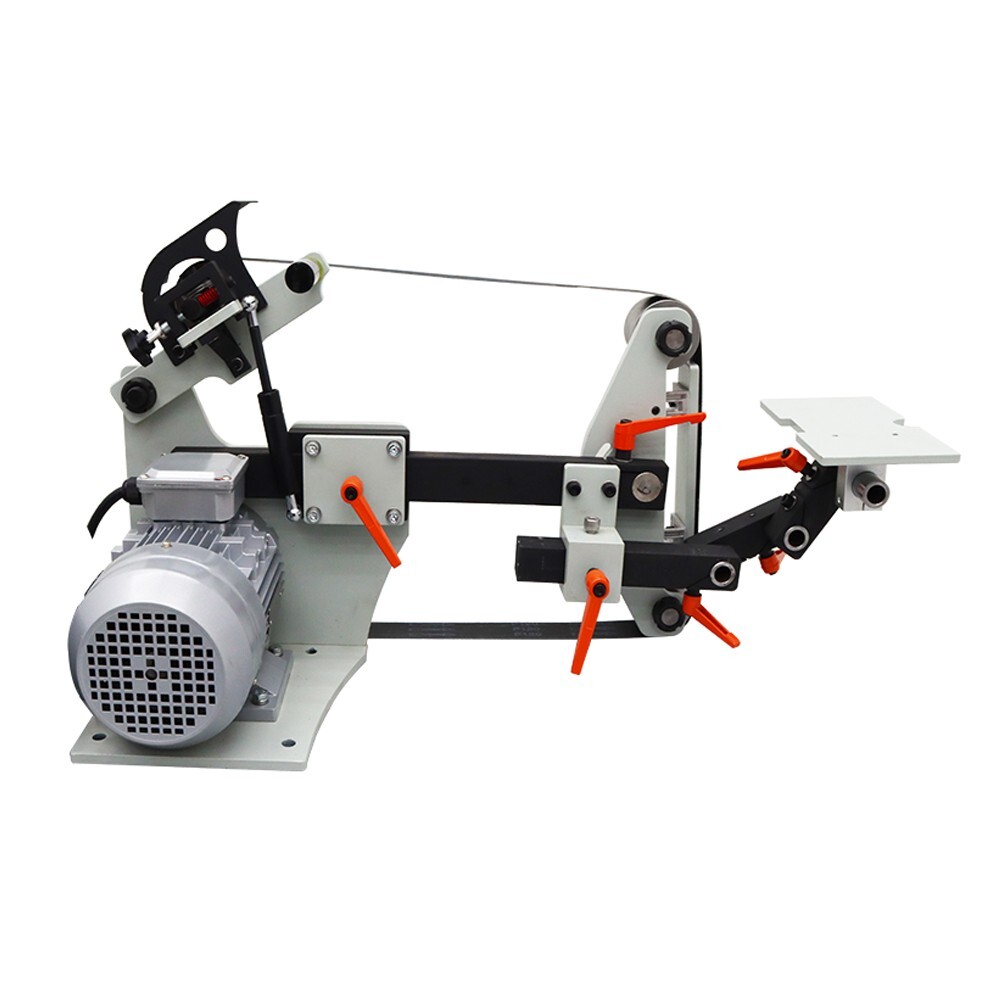 72in Belt Sander Grinder Knife Sharpener Polishing Machine w/ 3 Belts 220V 1500W