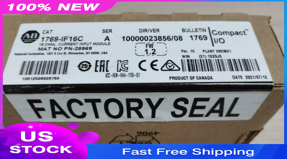 Allen-Bradley 1769-IF16C Compact I/O 16 Channel Analog PLC Input Module