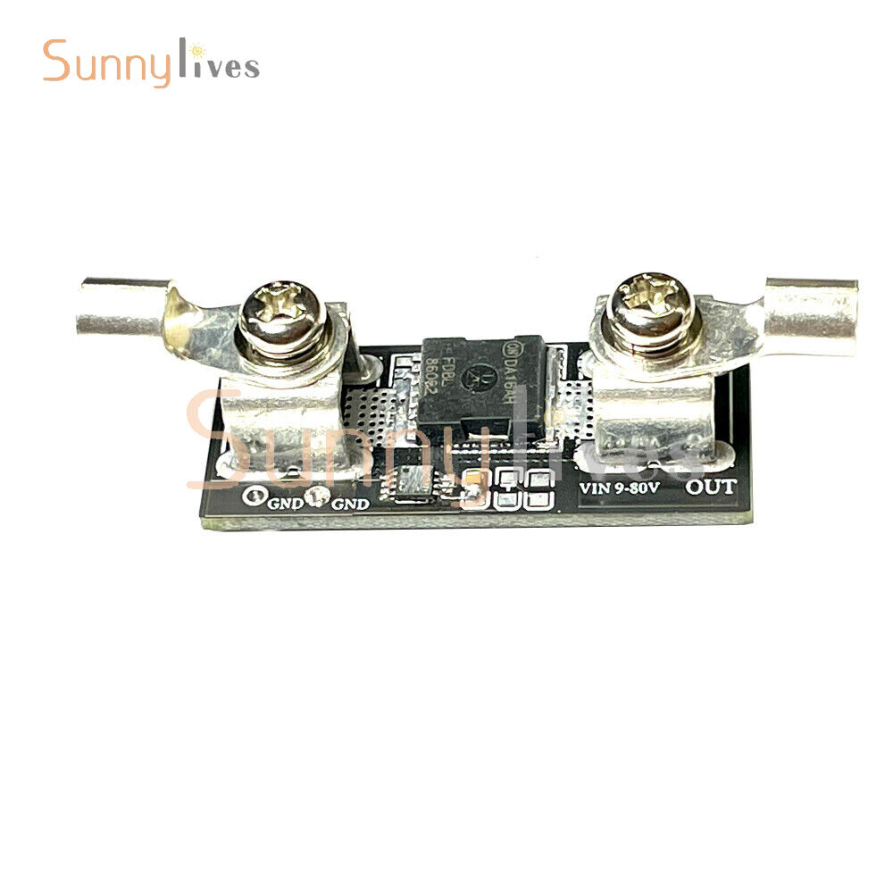 1-10PCS 50A Ideal Diode Controller Solar/Battery Anti Backflow Protection Module