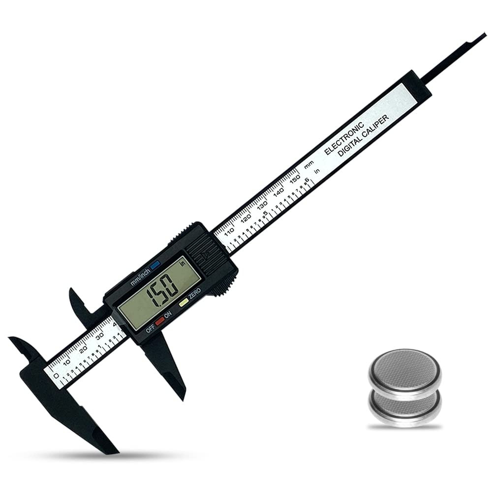 0-6 Inches Digital Caliper with Large LCD Screen and Auto-Off Feature | Inch