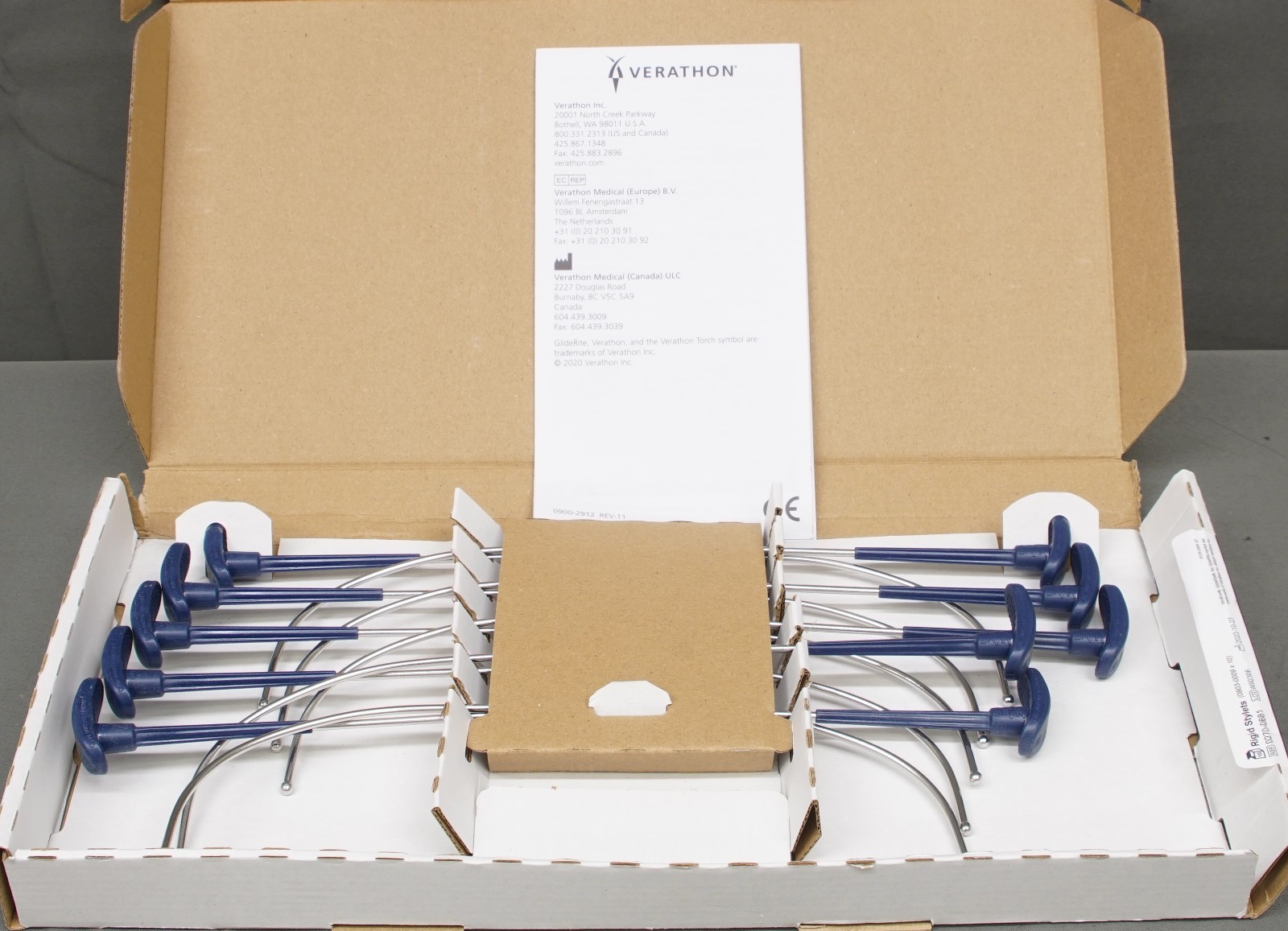 Verathon 0270-0681 GlideRite Rigid Stylets – Box Of 10 As Shown (R1)