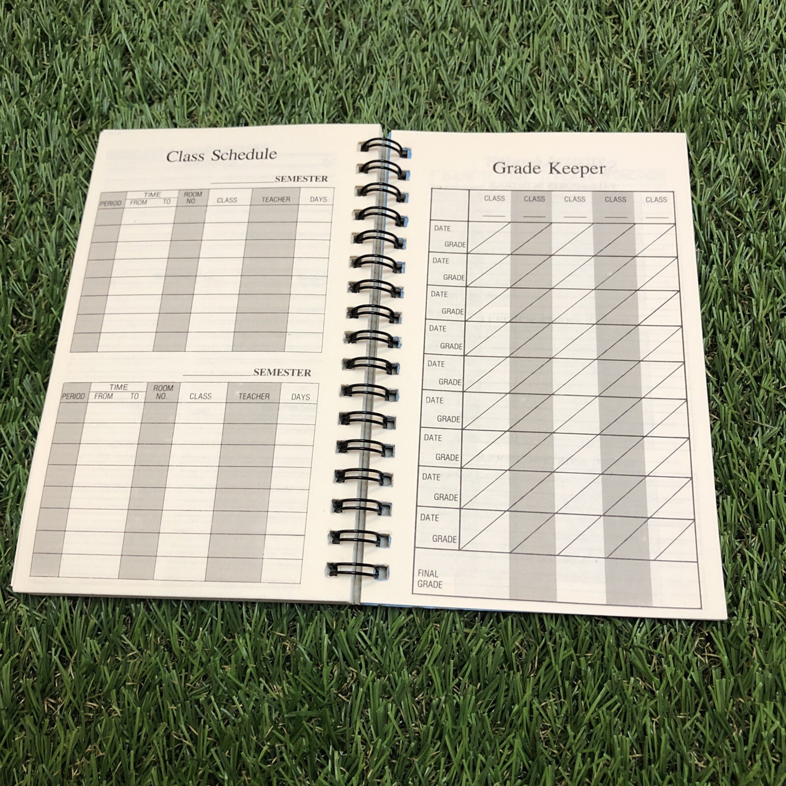 Vintage 1995-97 Michael Stevens 12 Months Spiral Mini Planner 6”x4”clean