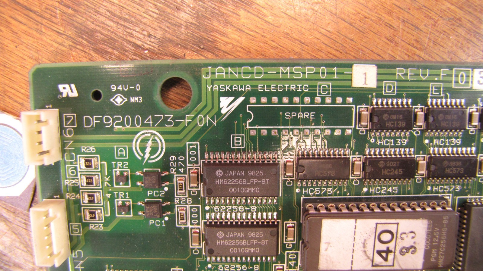 Yaskawa Motoman JANCD-MSP01-1 revF MRC Teach Pendant Main PCB Circuit Board