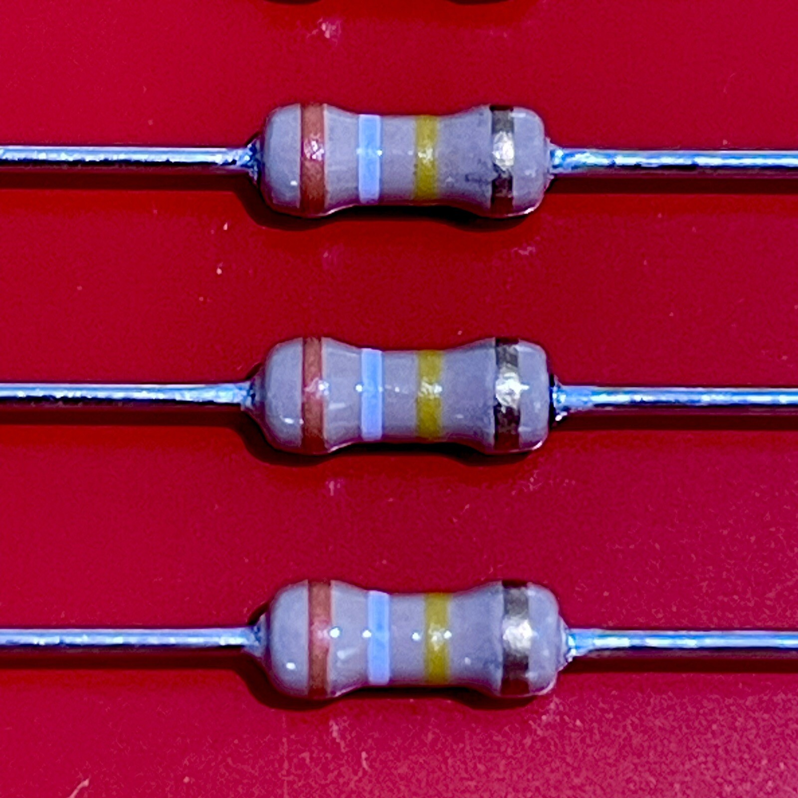 [10x] GCF1/4-390KJA5 WELWYN 390kΩ 1/4W 5% Carbon Film Resistor Axial