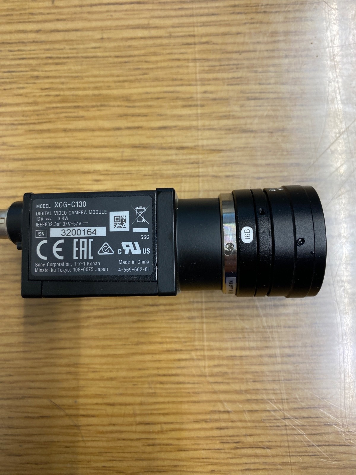 SONY XCG-C130 black and white CCD industrial camera Sony 1.3 million