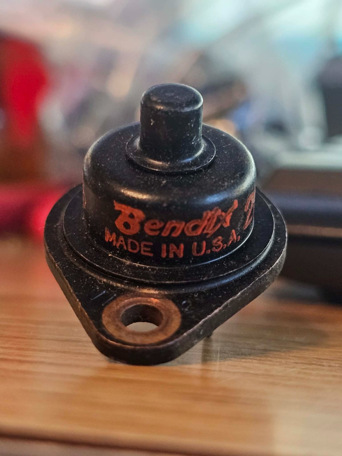Early Rare Bendix 1st USA Germanium Transistor 2N235 Raised Top Black Clean 640
