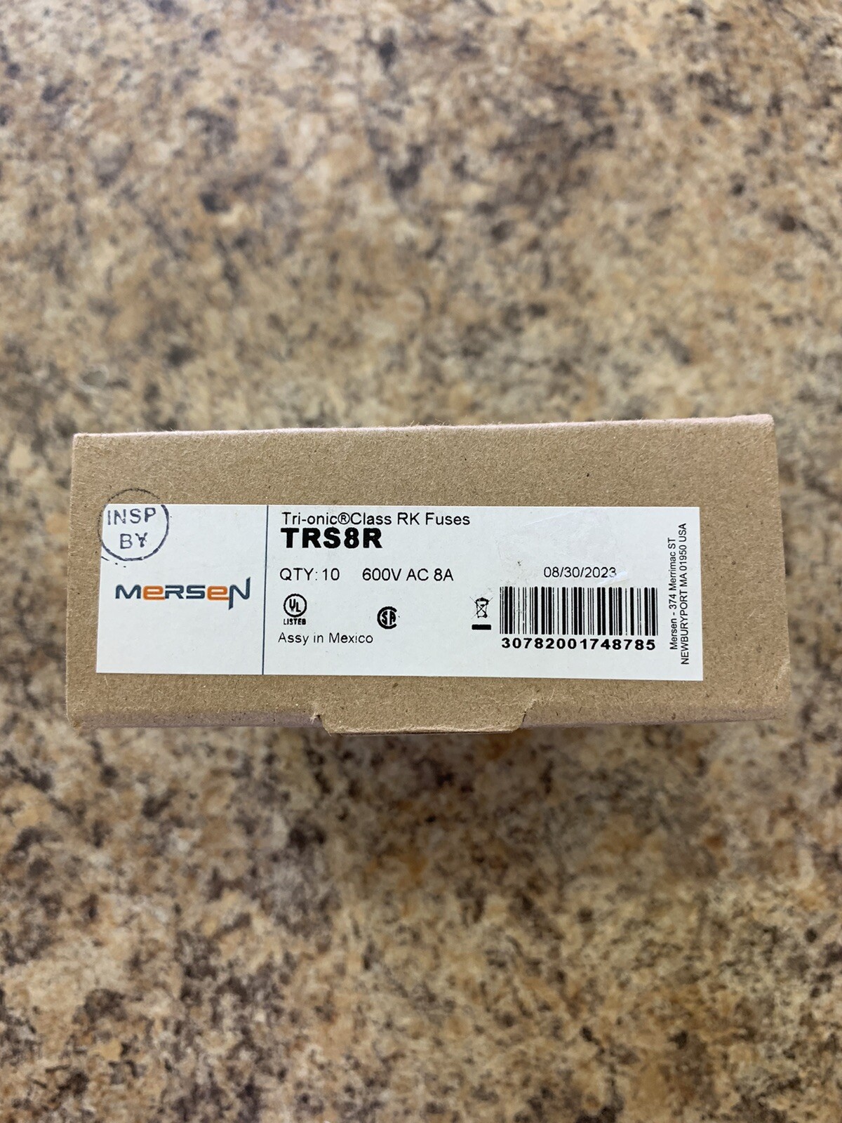 10 Mersen Ferraz Shawmut TRS8R Tri-Onic Time Delay Fuses 8a 600v Class RK5