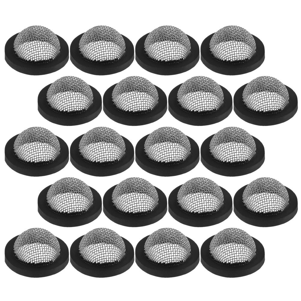 60 Pcs Household Hose Filters Water Gaskets Nozzle Replacement Garden Inlet