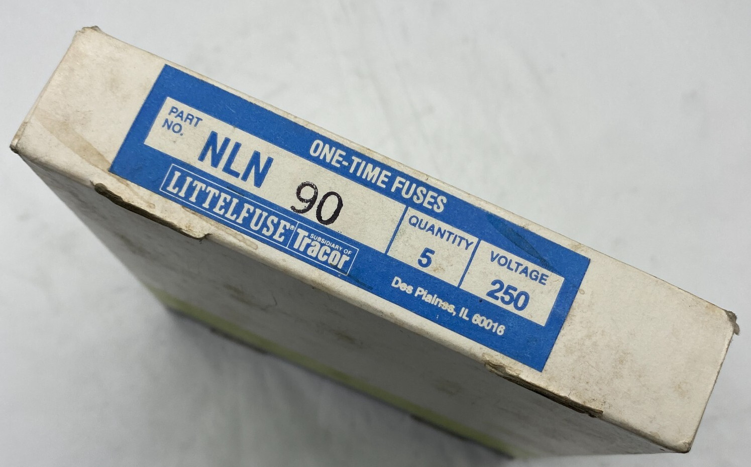 Littelfuse NLN90 90A 250V One Time Class H FUSES LOT OF 5