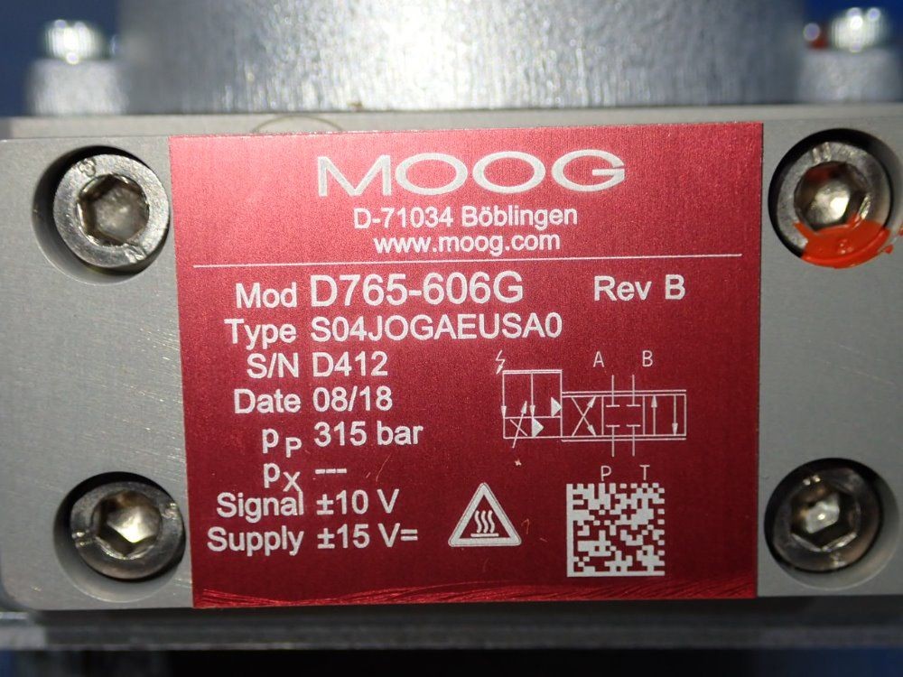 MOOG S04J0GAEUSA0 VALVE 12250270734