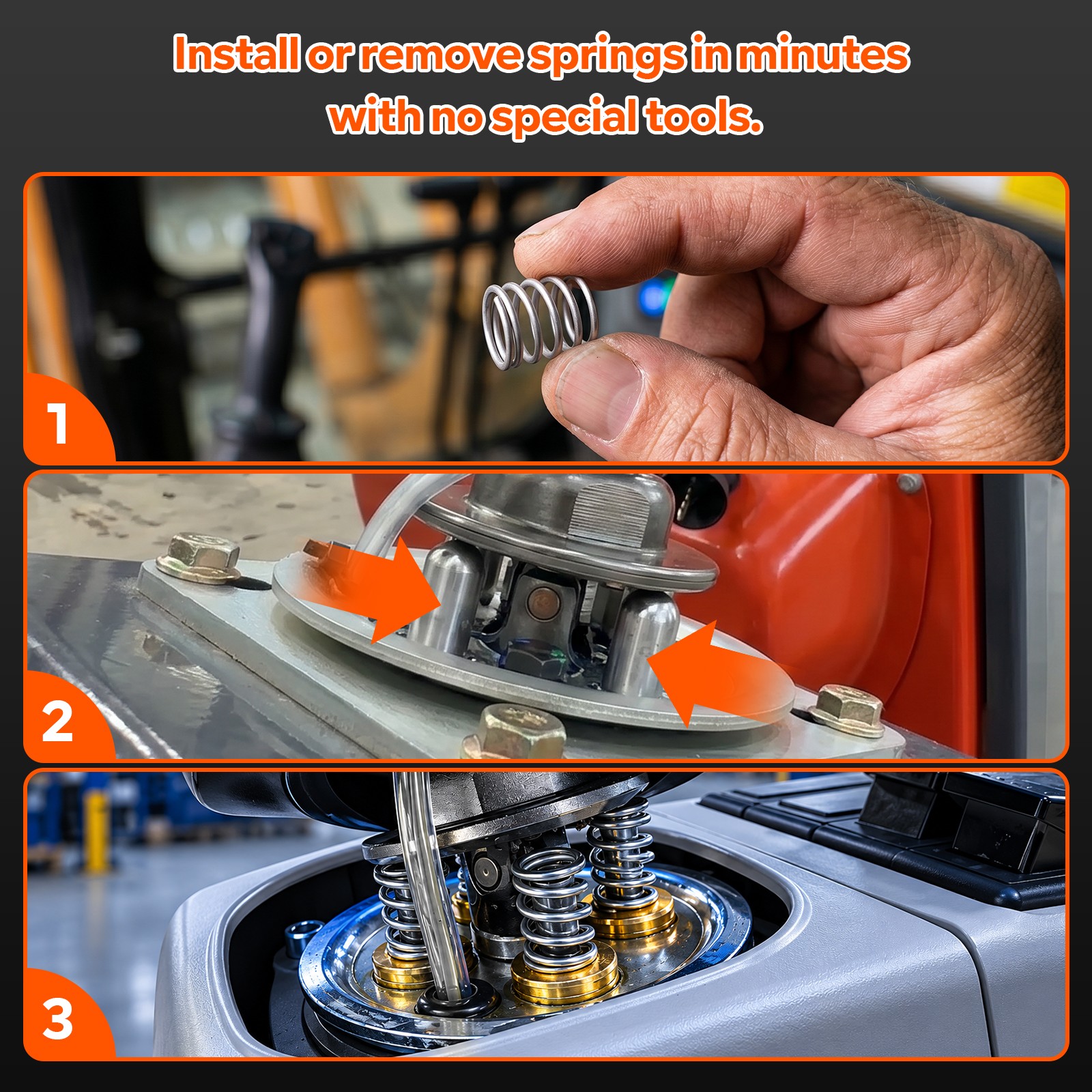 8x Pilot Control Spring Mod Kit For AGT Rippa Mini Excavator Fix Jerky Controls
