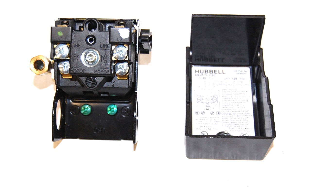 CAMPBELL HAUSFELD CW207576AV PRESSURE SWITCH W/ UNLOADER VALVE & LEVER