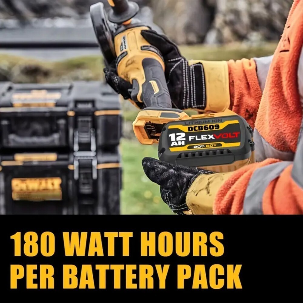 2Pack 12.0AH DCB609-2 For DEWALT DCB206 20V/60V MAX FLEXVOLT Lithium-Ion Battery