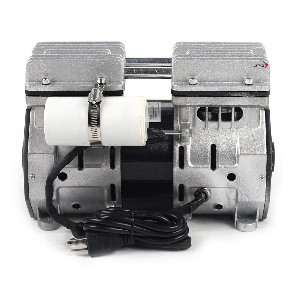 370W Oilless Piston Vacuum Pump with Filter for Industrial Use