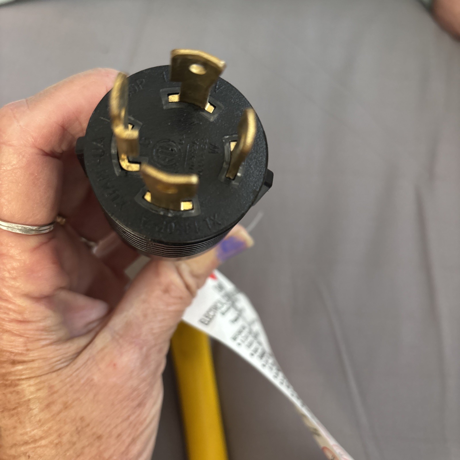 (2)Generator to Dryer Adapter Cord NEMA L14-30P to 10-30R 30 Amp, ETL Listed,