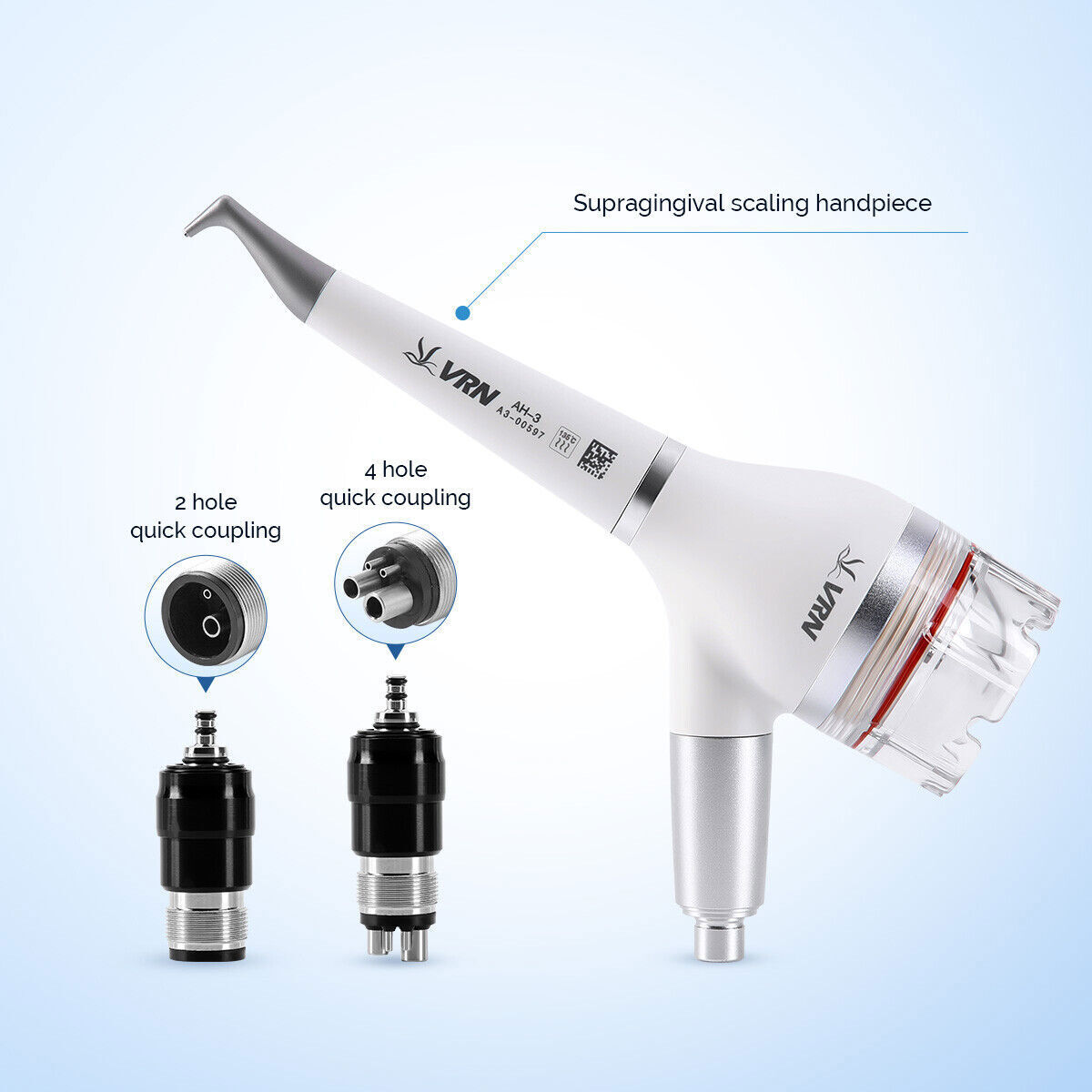 Dental Air Flow Teeth Polisher Prophy Handpiece Air Flow Handy 4 Hole / 2 Hole