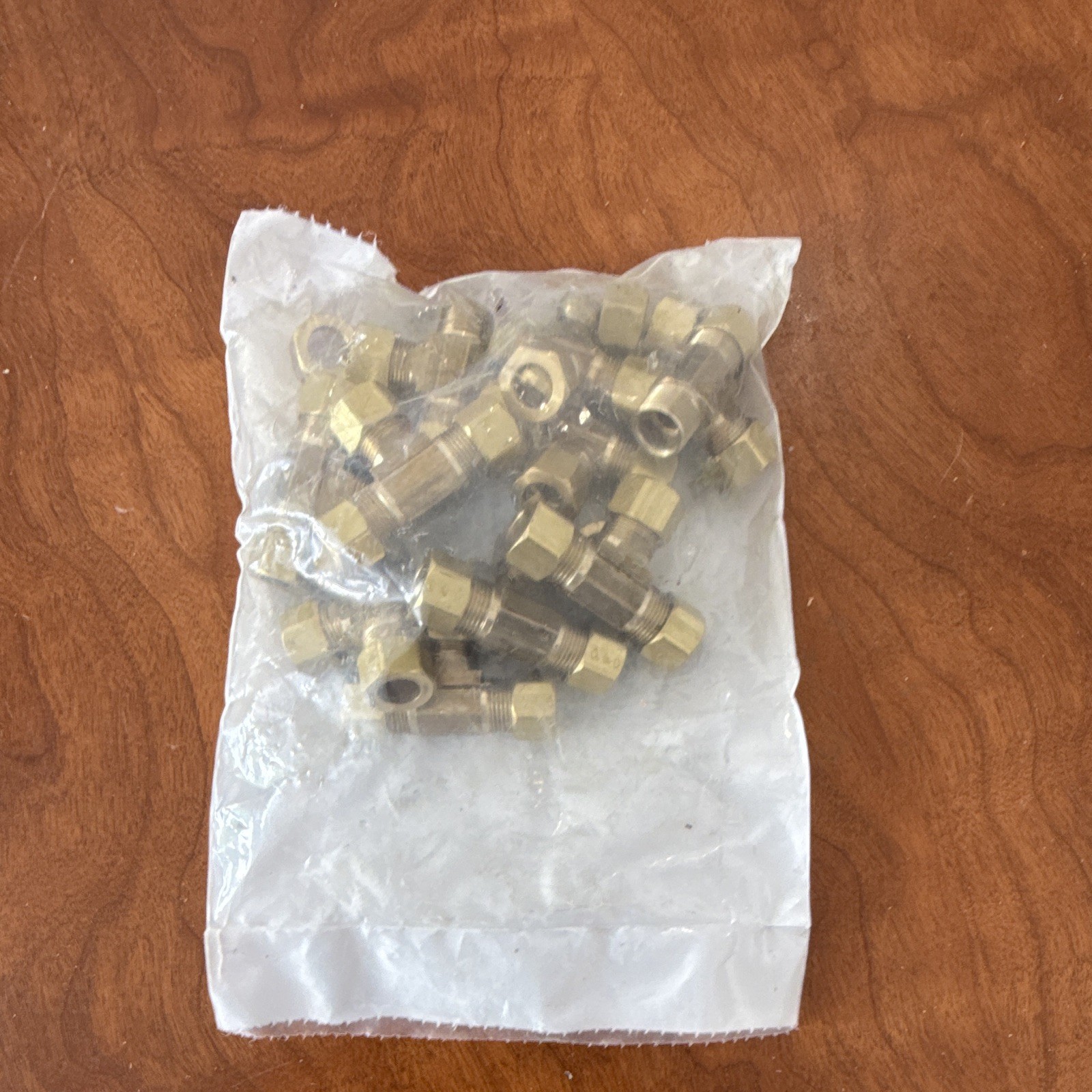 BrassCraft 64-6X 3/8 in Brass Compression Tee Fitting, Compression x3 (10)